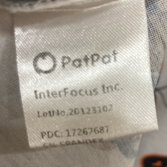 Pat Pat size XL casual black top white butterfly skirt multi color casual dress - Picture 9 of 10